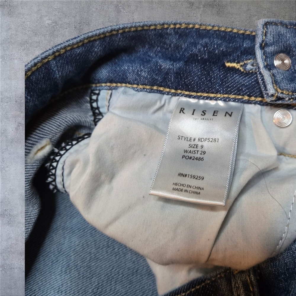 Stylish Light Blue Women's Flare Jeans - Picture 7 of 12